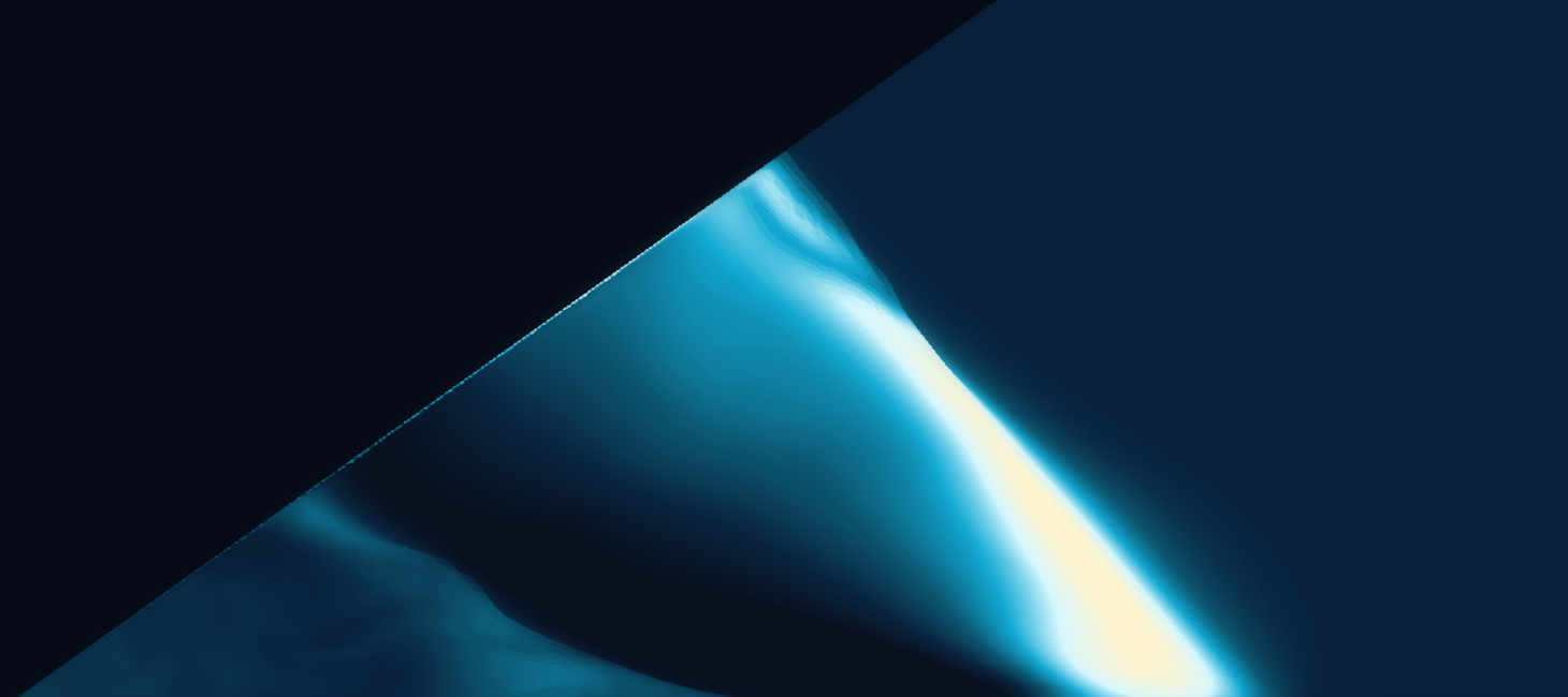 Artificial surf wave calculation frame in a surf pool